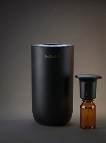 Aera Black difuzor parfum auto profesional Barrano - matte black anodizat