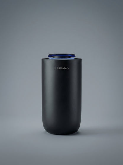 Aera Black difuzor parfum auto profesional Barrano - matte black anodizat