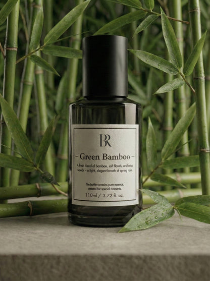 Green Bamboo esenta parfum exotic Barrano - mango bambus cedru vetiver IFRA