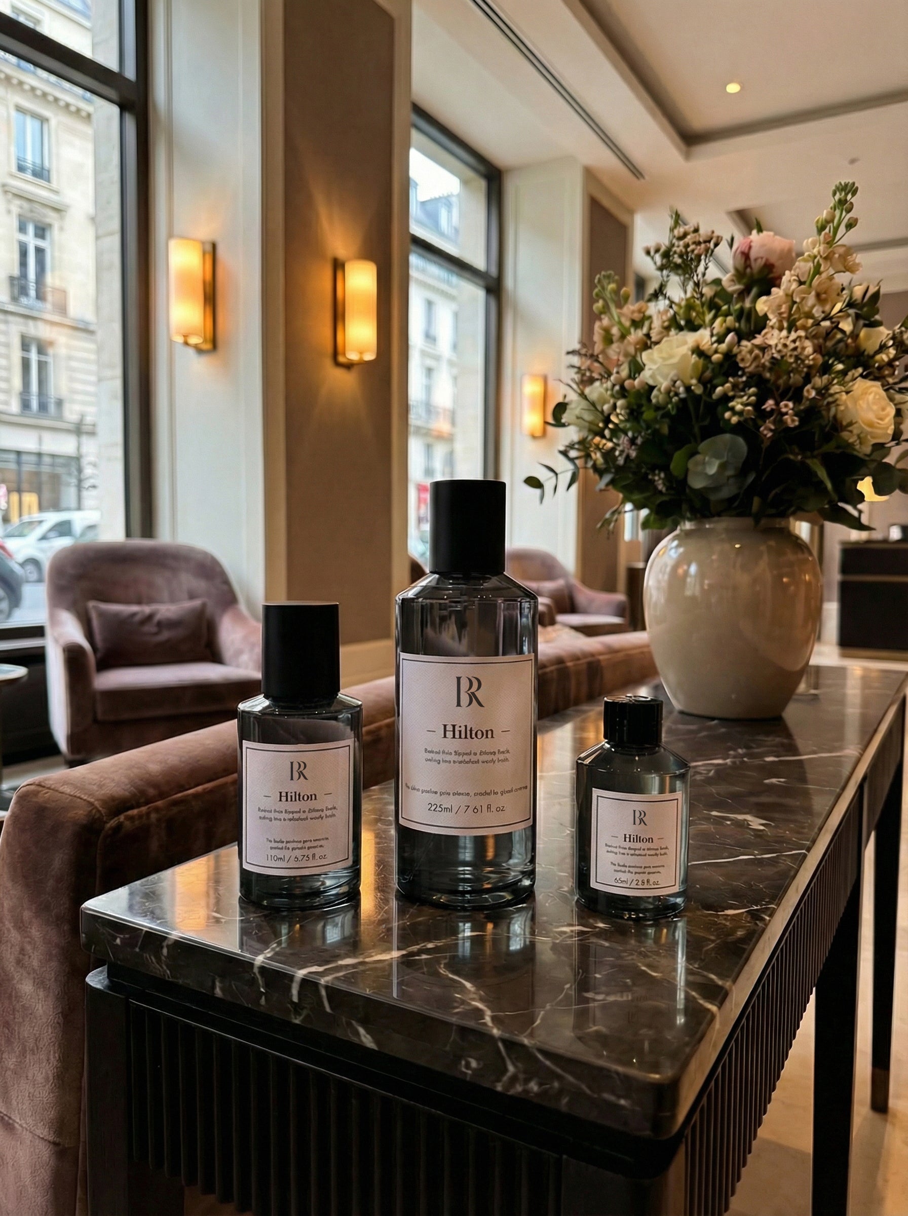 Hilton esenta parfum lux discret Barrano - pepene mimoza tuberoza santal IFRA