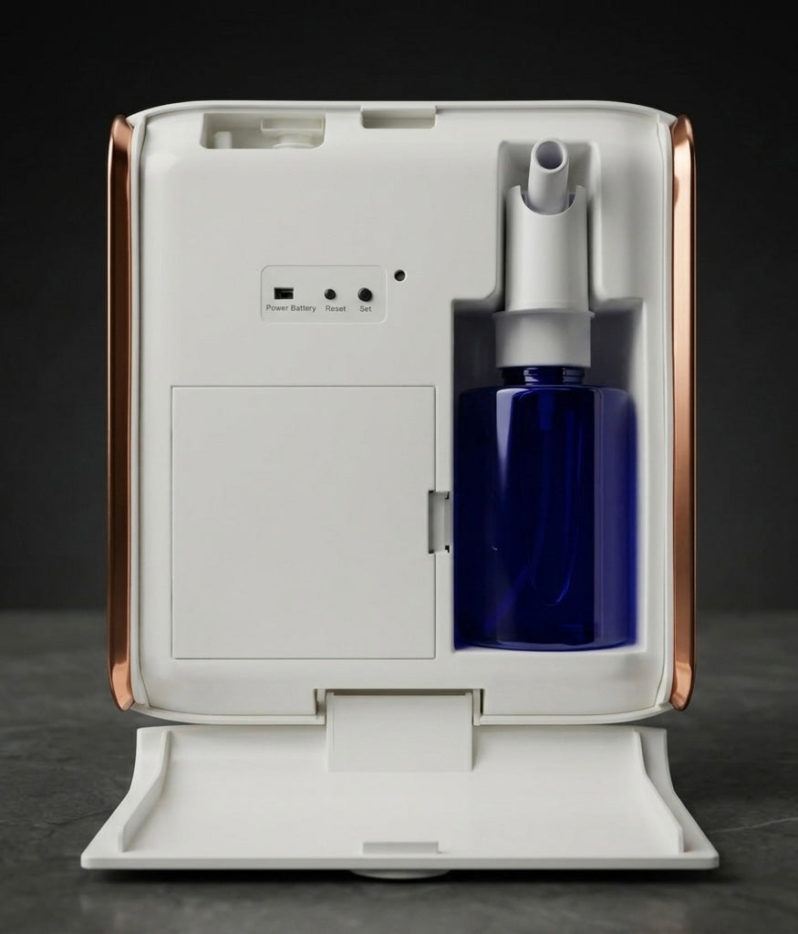 Puro White difuzor parfum camera birou profesional Barrano - panou flat alb wall mount