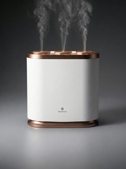 Icon aparat parfumare flagship 500m2 hotel Barrano - 3 atomizoare independente rose-gold