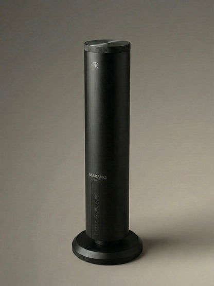 Lumo Black aparat parfumare profesional tower 100m2 Barrano - difuzor casa premium