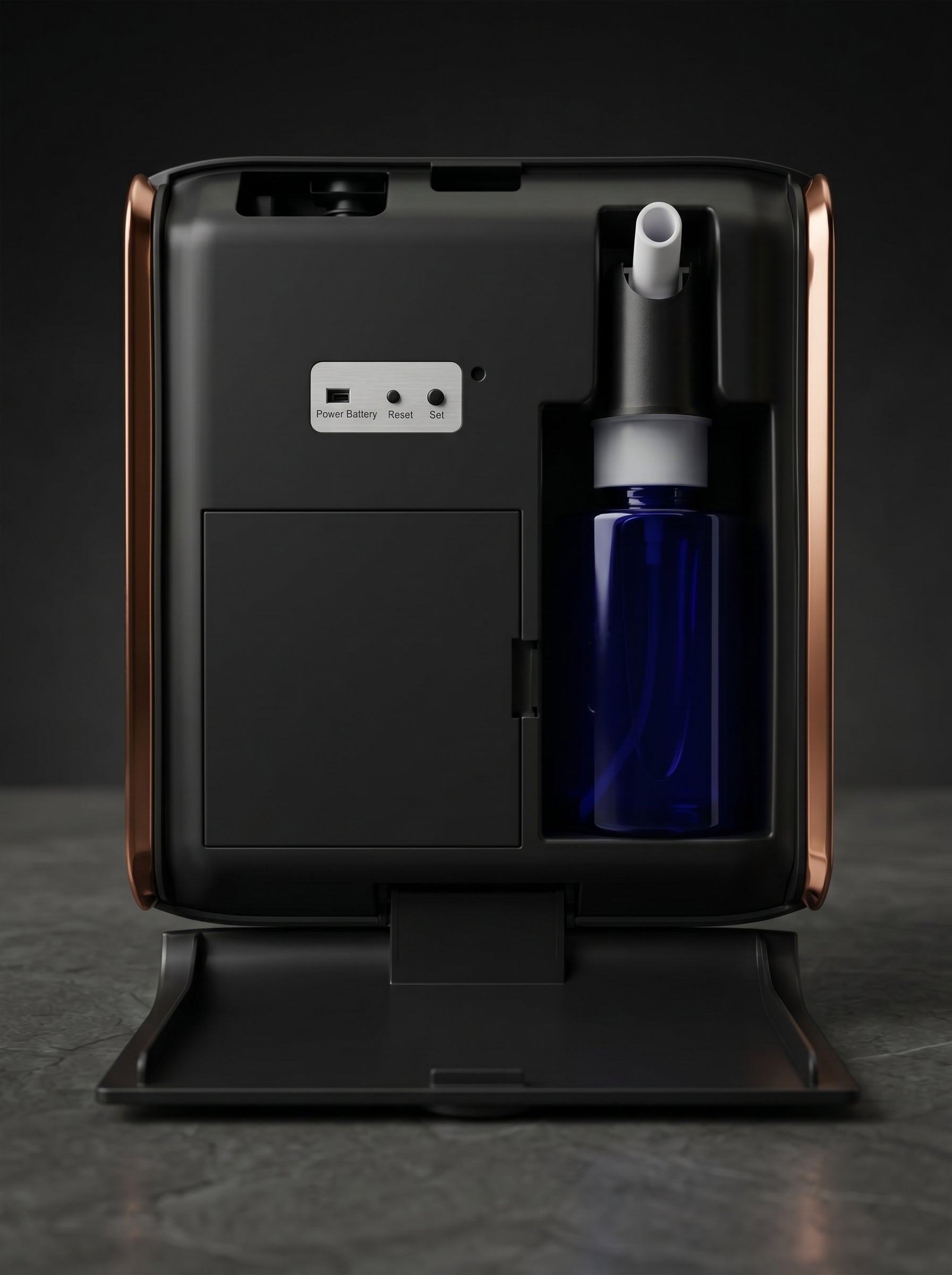 Puro Black difuzor parfum camera birou profesional Barrano - panou flat negru wall mount