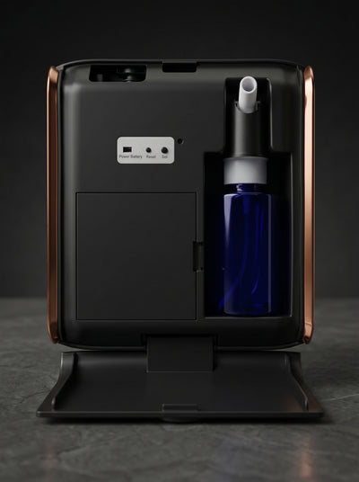 Puro Black difuzor parfum camera birou profesional Barrano - panou flat negru wall mount