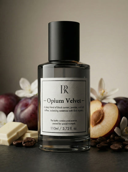 Opium Velvet esenta parfum gurmand Barrano - cafea ciocolata mosc lemn IFRA
