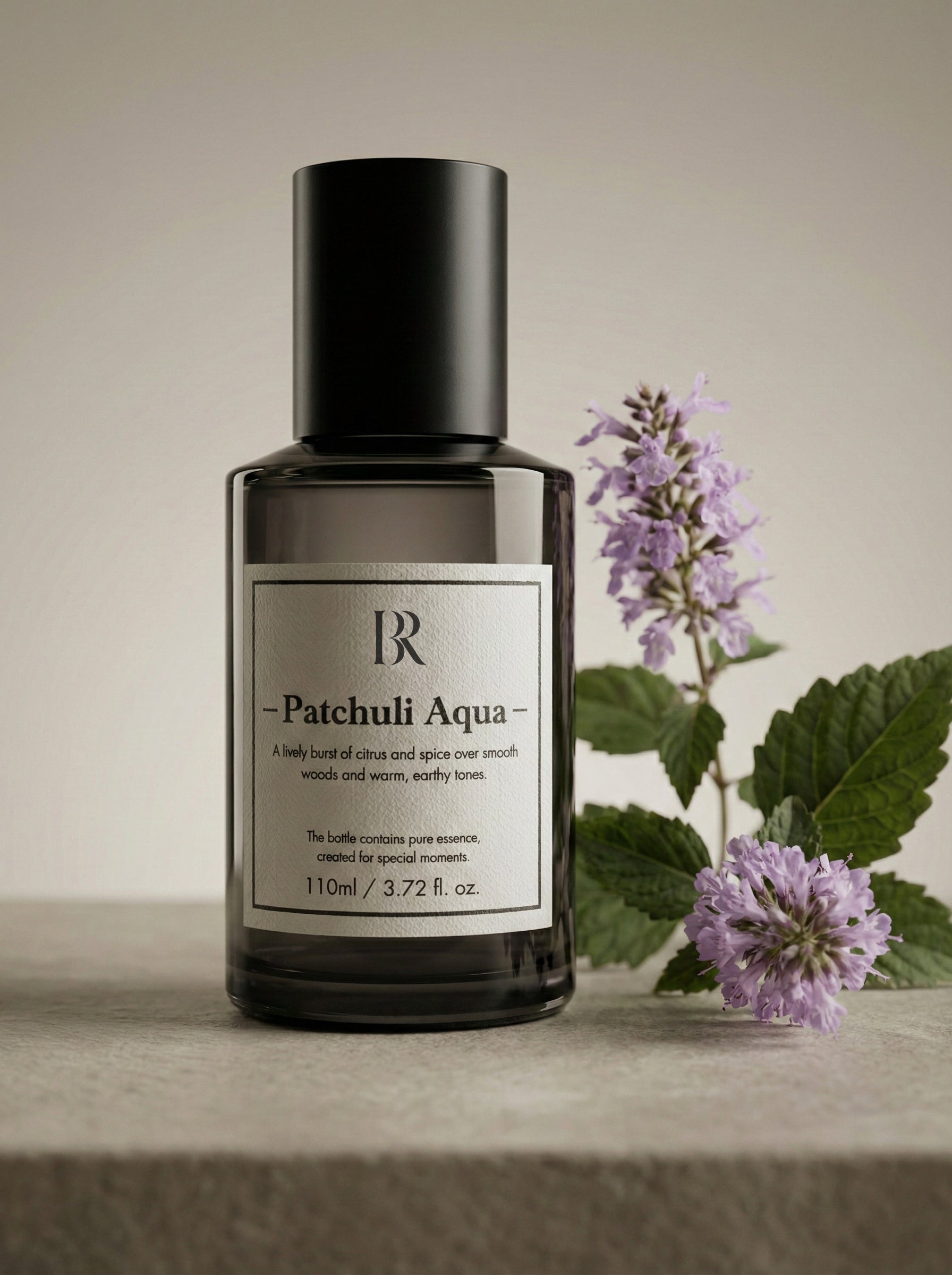 Patchuli Aqua esenta parfum modern Barrano - pomelo cedru patchouli vanilie tonka IFRA