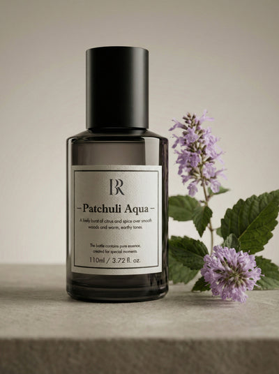 Patchuli Aqua esenta parfum modern Barrano - pomelo cedru patchouli vanilie tonka IFRA