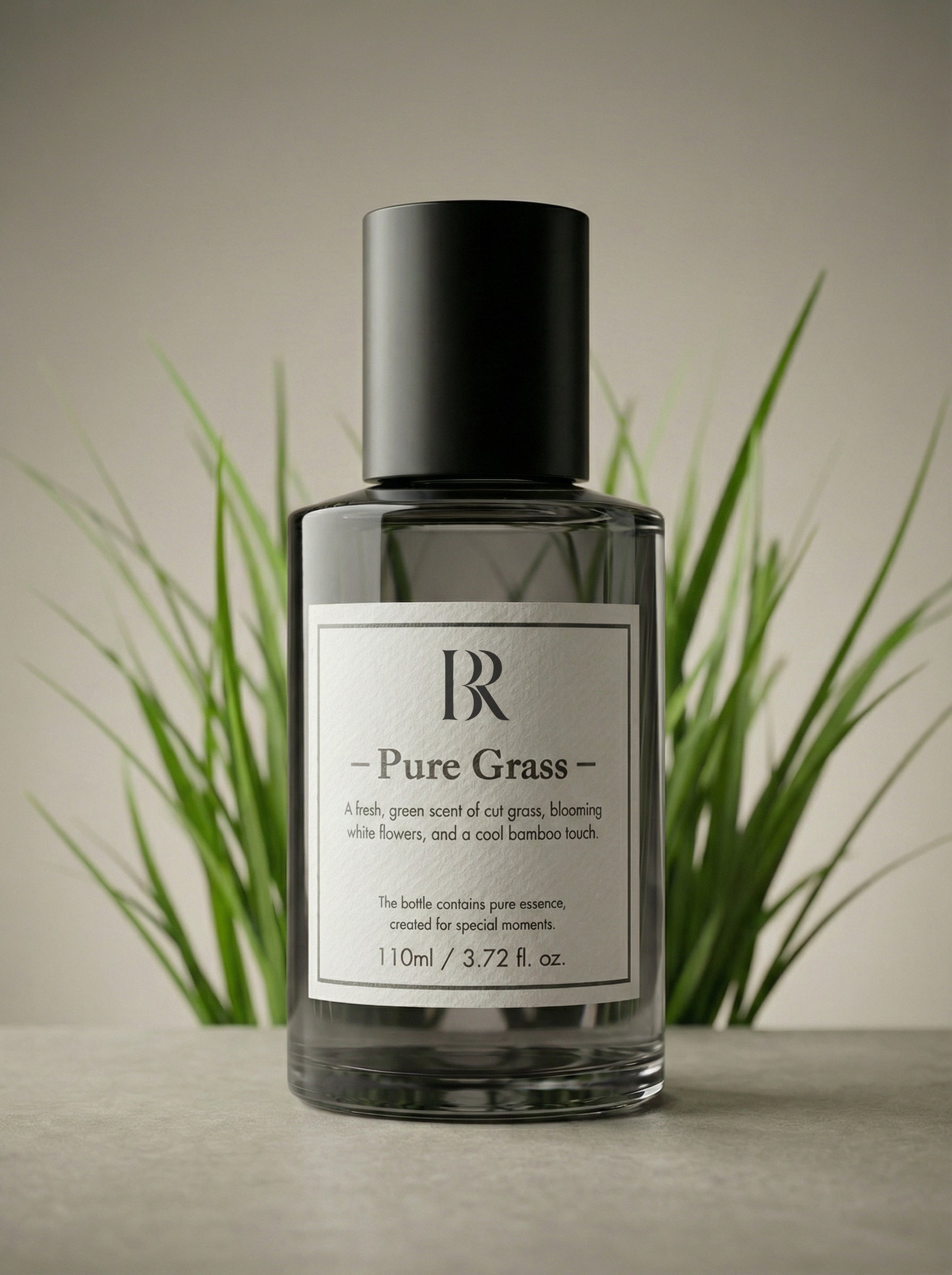 Pure Grass esenta parfum verde Barrano - lamaie bambus iasomie chiparos IFRA
