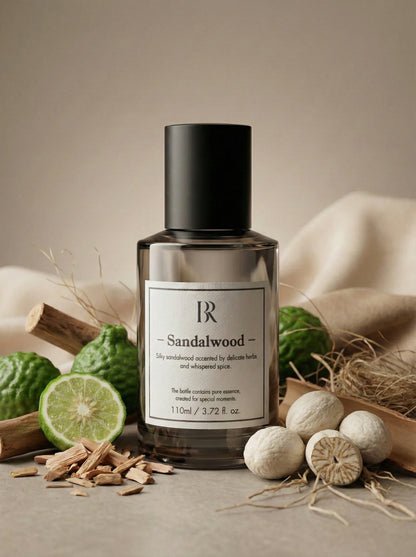 Sandalwood esenta parfum lemn santal Barrano - bergamota scortisoara santal alb IFRA