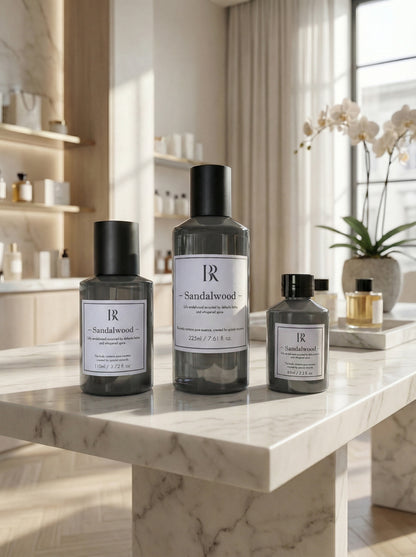 Sandalwood esenta parfum lemn santal Barrano - bergamota scortisoara santal alb IFRA