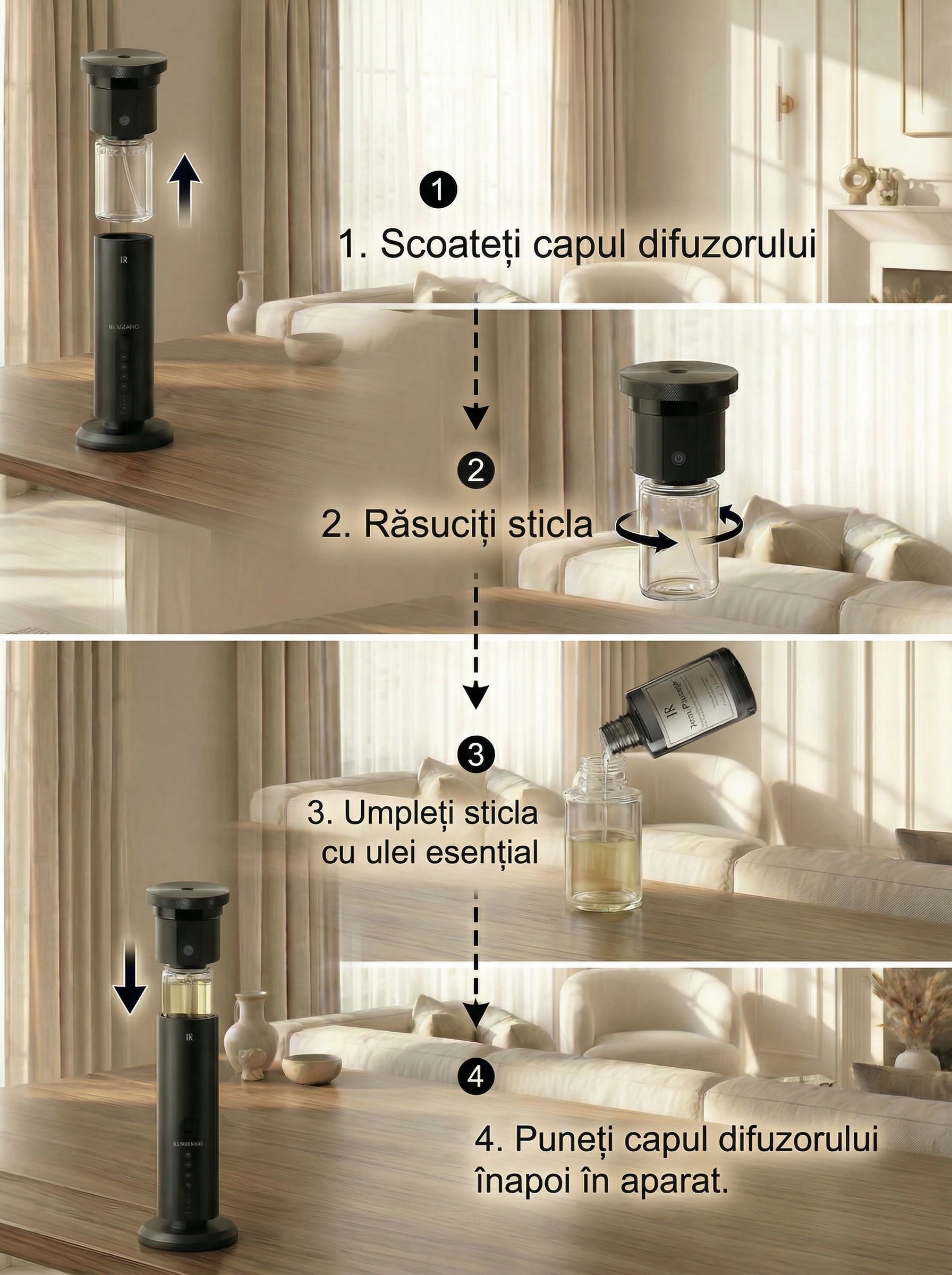 Lumo difuzor parfum profesional tower Barrano - hospitality premium