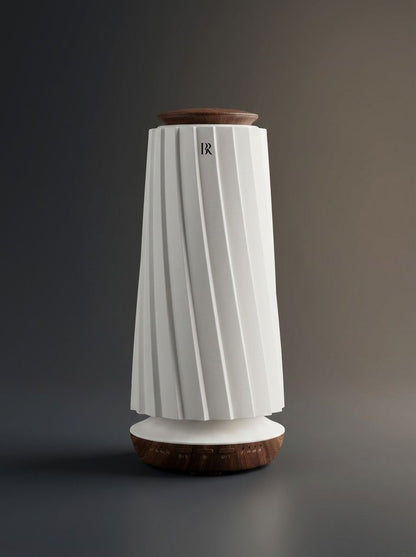 Muse White difuzor parfum coloana premium Barrano - LED Breathing 75m2 ABS mat